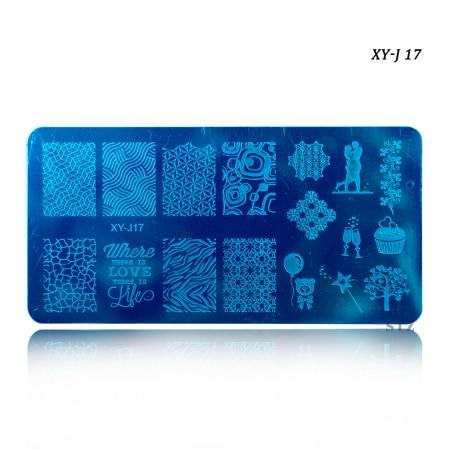 BEST NAIL ART TOOLS STENCILS - 16 DESIGNS POLISH STAMPING STAMP TEMPLATES MANICURE TRANSFER TOOL - FREE SHIPPING